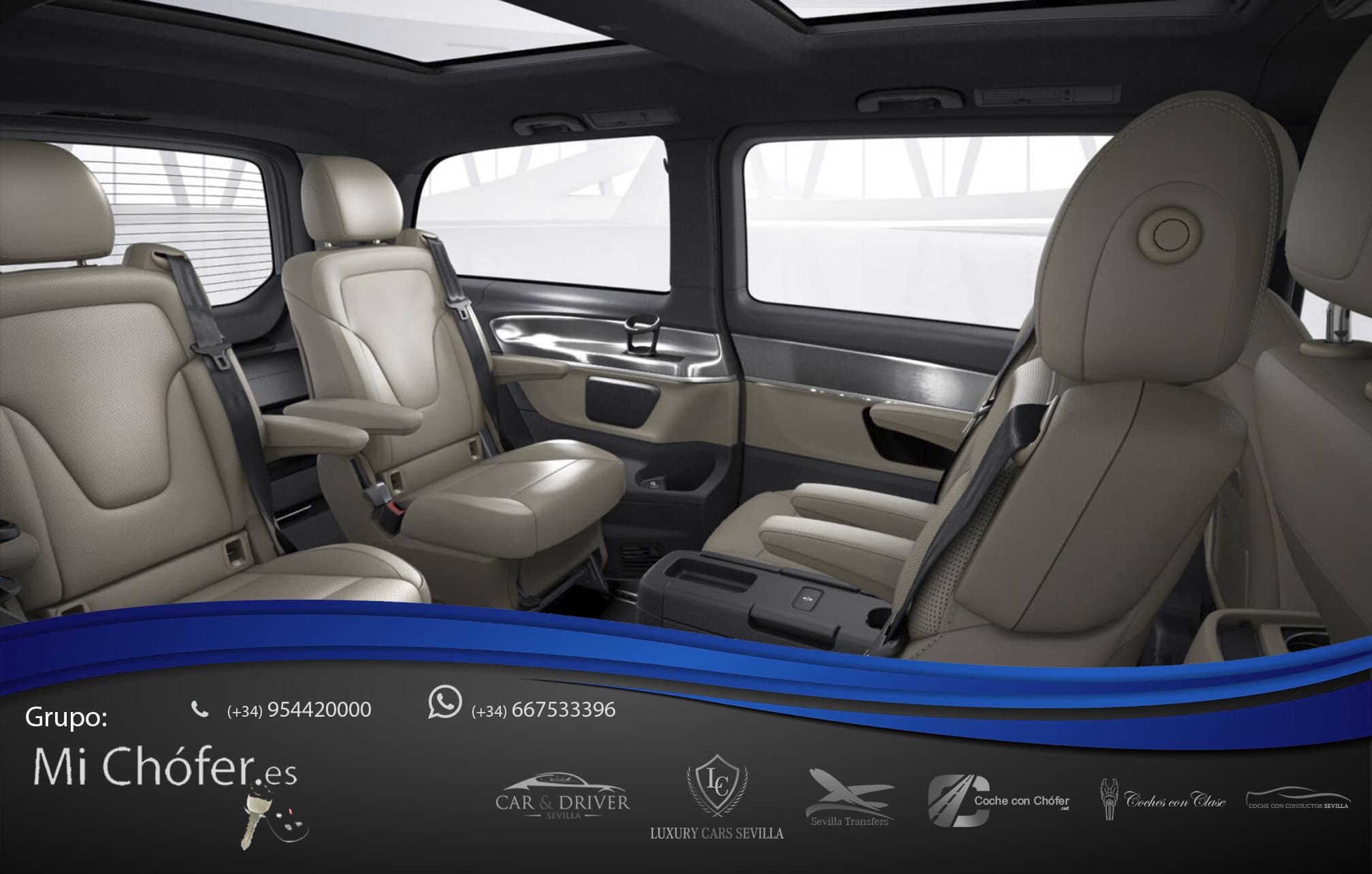 Traslados privados en minivan - Oficina móvil